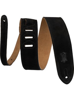 Levy's Leathers MS12-BLK 5 cm Süet Deri Kayış - Siyah