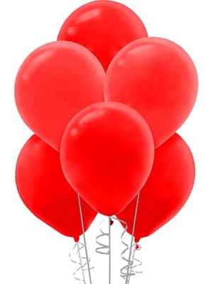 Hero Benim - Metalik Kırmızı Balon 12 Inch 10 Adet