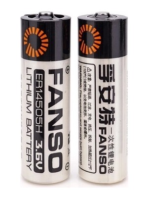 Renas Store Fanso ER14505H 3.6V Aa Size Lithium Pil (Li-Socl2)