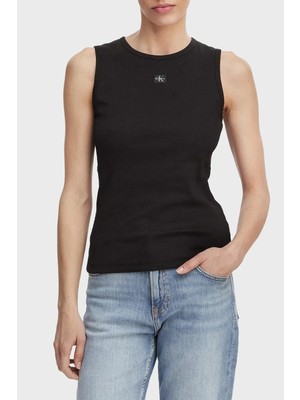Calvin Klein Calvın Kleın Kadın Marka Logolu Günlük Kullanıma Uygun Siyah Body LV047F246G Ub1
