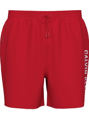 Calvin Klein Calvın Kleın Erkek  Kırmızı Deniz Şortu LV00N61047 3t5
