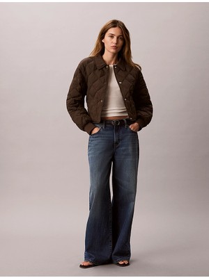 Calvin Klein Calvın Kleın Kadın Marka Logolu Günlük Kullanıma Uygun Acı Kahve Ceket LV047G509G To2