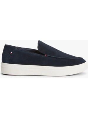 Tommy Hilfiger Tommy Hılfıger Erkek Marka Logolu Günlük Kullanıma Uygun Lacivert Loafer Ayakkabı FM0FM05924 Dw5