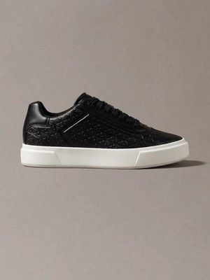 Calvin Klein Calvın Kleın Erkek Marka Logolu Günlük Kullanıma Uygun Siyah-1 Sneaker HM0HM02132 00W