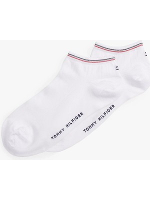 Tommy Hilfiger Tommy Hılfıger Unisex Marka Logolu Günlük Kullanıma Uygun Siyah-Füme-Gri Çorap S701233234 003