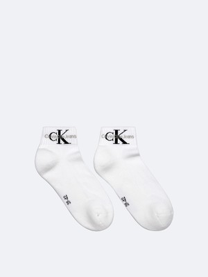 Calvin Klein Calvın Kleın Unisex Marka Logolu Günlük Kullanıma Uygun Mavi Çorap C701228805 002