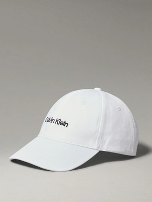Calvin Klein Calvın Kleın Erkek Marka Logolu Günlük Kullanıma Uygun Beyaz Şapka LV04D5003G Yaf