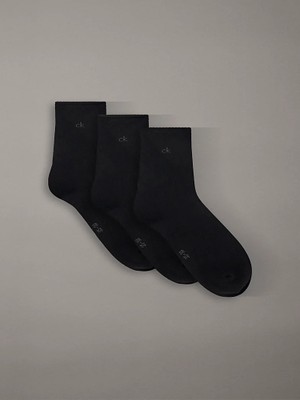 Calvin Klein Calvın Kleın Unisex Marka Logolu Günlük Kullanıma Uygun Siyah Çorap C701234368 001