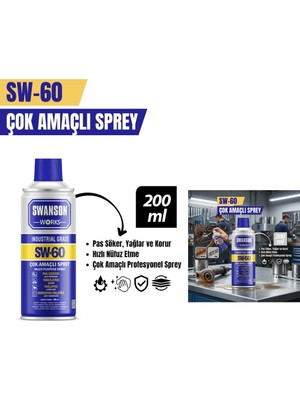 FT Tasarım Çok Amaçlı Yağlayıcı Sprey - 200 ml - Pas Sökücü - Profesyonel Sprey