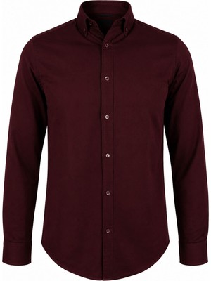Trender Jupiter Bordo Erkek Gömlek 27KMT8000010