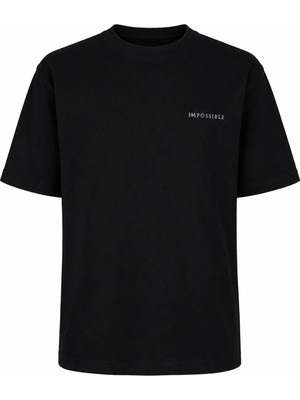Trender Yazılı Siyah Erkek T-Shirt 26ETSH20055