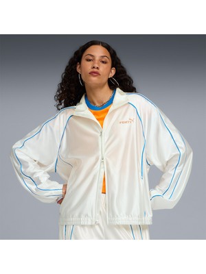 Puma x Fenty T7 Piping Track Gümüş Ceket