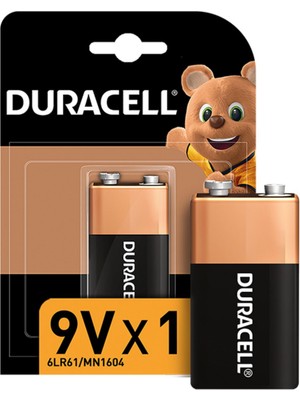Duracell Basic Pil Tekli 9 Volt (7'li Paket)