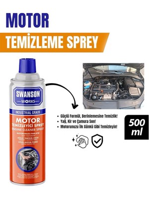FT Tasarım Motor Temizleme Spreyi - 500 ml - Güçlü Formül