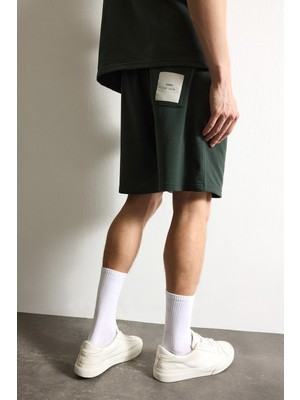 DeFacto Pile Detaylı Cepli Baggy Fit Şort I3697AX26SM