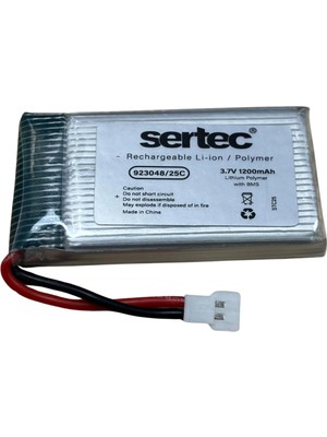 Renas Store Sertec / 923048 / 3.7V - 1200MAH - 25C Beyaz Soket