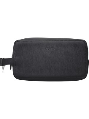Guard Siyah Guti Mat Hakiki Deri Unisex El Çantası // GRD260808WT1787