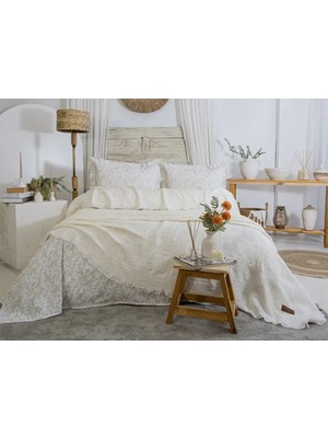 Valor Şaheser Home Collection Müslin Yatak Örtüsü Çift Kişilik Pamela