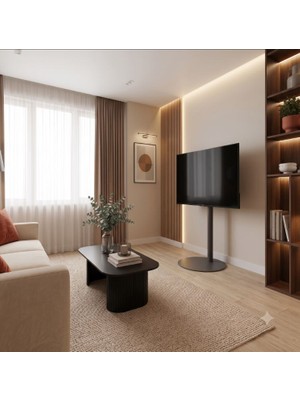Sonorous Sonorou Fs 100 Dgr Metal Tv Televizyon Sunum Proje Sehpası 75''