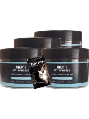 Rota Style Süper Men's 4 Adet 100 ml SNMP20356 Erkek Yüz Cilt Kremi Antiwrinkle Smoothing Cream + Yanında Jel