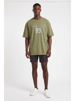 Blow Up Future Gen 89 Haki Oversize Erkek T-Shirt 141535