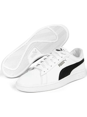 Puma Smash 3.0 Buck 393326-08 Beyaz-Siyah (40-45)
