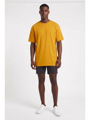 Blow Up Basic Future Gen Turuncu Oversize Erkek T-Shirt 141066