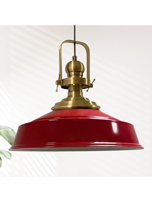 Bamyum Asaletli Eskitme Long Knob Başlık Retro Sarkıt Lamba Restoran Salon Aydınlatma