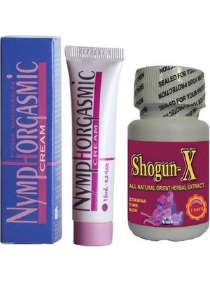 Nymphorgasmic 15 Ml. Cream Kremi + S30 Etkili Erkek 30LUÜL