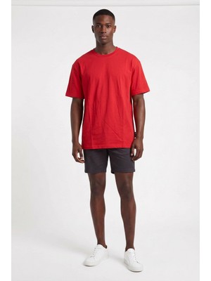 Blow Up Basic Future Gen Kırmızı Oversize Erkek T-Shirt 141071