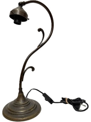 Hasyılmaz Antika Pirinç Masa Lambası 40CM