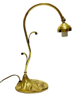 Hasyılmaz Antika Pirinç Masa Lambası 39CM