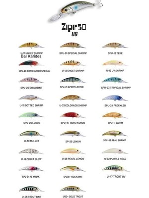 Han Fishing Hanfish Zıpır Ug 50MM 4,5 gr Lrf Maket Balık