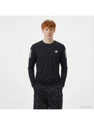 Adidas Own The Run Erkek Siyah Koşu T-Shirt.-