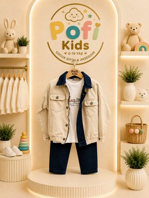 Pofi Kids Erkek Çocuk Ceketli 3’lü Takım (5-9 Yaş)