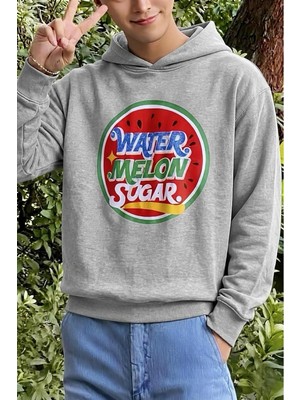 Oksit Sw Watermelon Sugar Karpuz Baskılı Unisex Sweatshirt