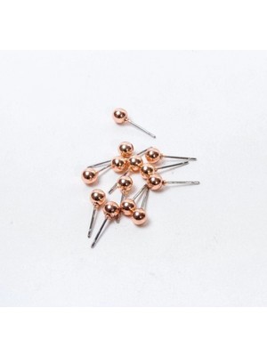 Hace Bazaar Roz Renk Metal Top Küpe 50 Gram