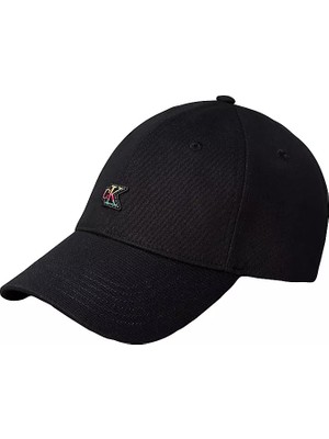 Calvin Klein Erkek Ayarlanabilir Logolu Günlük Kullanım Siyah Şapka LV04D5133G-UB1