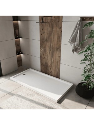 Icon Banyo 70x90 Dikdörtgen Flat H:6,5 Duş Teknesi