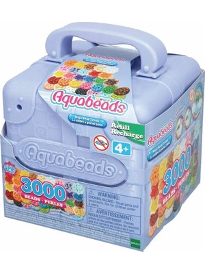 Ozkr Store 31913 Aquabeads Mega Boncuk Çantası 3000 Parça +4 Yaş