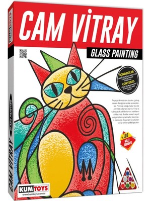 Ozkr Store 5001 Kumtoys Cam Vitray - Glass Painting / +6 Yaş