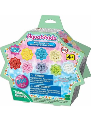 Ozkr Store 31603 Aquabeads Star Bead Yedek Boncuk Paketi / Epoch / +4 Yaş
