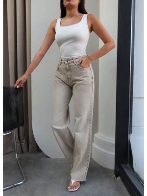 Esra Helvacı Yüksek Bel Straight Jean