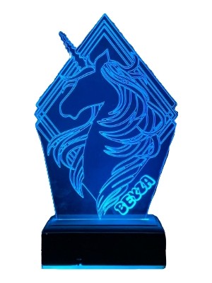 Modiwa Design Kız Çocuklarına Hediye Unicorn 16 Renk Gece Lambası