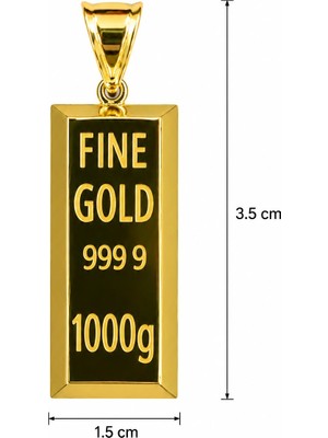 Ethem Gold 1 Gram Görünümlü 14 Ayar Altın Kolye Ucu