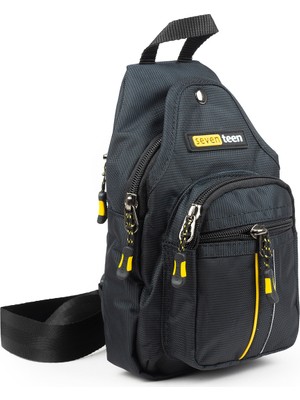 Küçük Boy Çokgözlü Günlük Çapraz Göğüs El ve Omuz Çantası Unisex Body Bag 955