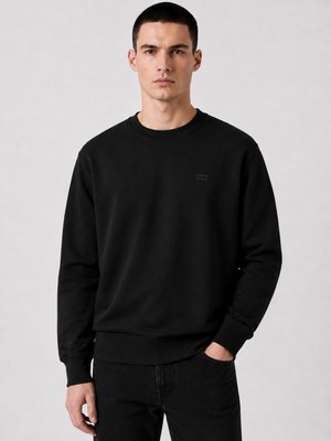 Levi's Erkek Bisiklet Yaka Orıgınal Housemark Siyah  Sweatshirt - 00AUV-0000