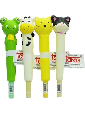 Taros Unıck Color Puffy Animal Tükenmez Kalem