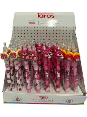 Taros Unick Color Pink Bear Versatil Kalem