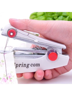 Buffer® Spring Come Mini Kolay Seyehat ve Ev Tipi El Dikiş Dikme Makinası